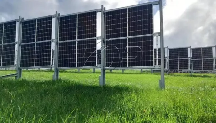 Bifacial Agri Panel Vertical Solar Bracket System