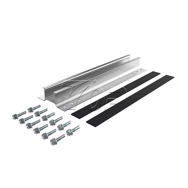 Mini Rail System για τραπεζοειδή μεταλλική ηλιακή οροφή